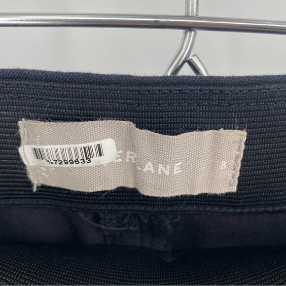 Everlane Pants Black Curvy Side Zip Stretch Office Quiet Luxury Cropped 8 - Picture 6 of 12
